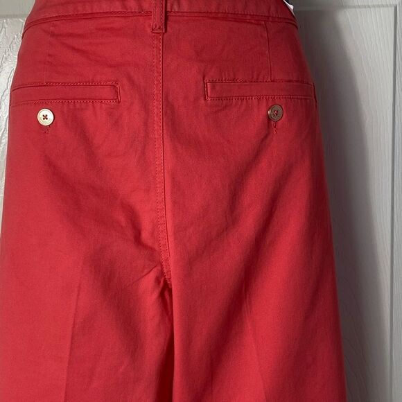 BANDOLINO WOMENS Size 8 Coral TrouserBermuda Shorts NWT - Picture 7 of 9